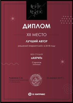 Лучший автор решений в 2018м году