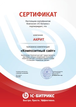 Компетенция &laquo;Композитный сайт&raquo;